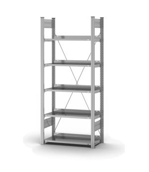 Aktenregal Grundregal ORION PLUS, 1.750×750×300 mm, verzinkt
