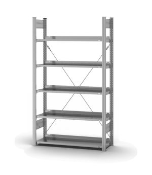Aktenregal Grundregal ORION PLUS, 1.750×1.000×300 mm, verzinkt