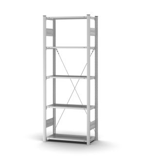 Profi-Lagerregal Grundregal ORION PLUS, 2.000×750×300 mm, verzinkt