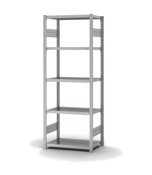 Fachbodenregal Grundregal ORION PLUS, 2.000×750×400 mm, verzinkt