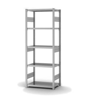 Fachbodenregal Grundregal ORION PLUS, 2.000×750×400 mm, verzinkt