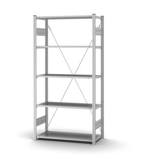 Profi-Lagerregal Grundregal ORION PLUS, 2.000×1.000×400 mm, verzinkt