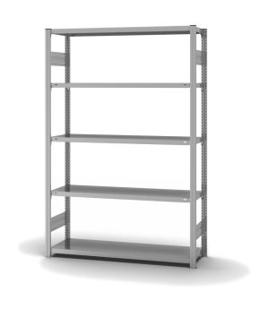 Fachbodenregal Grundregal ORION PLUS, 2.000×1.300×400 mm, verzinkt