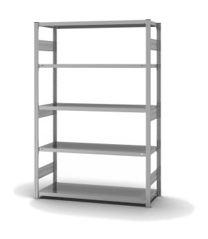 Fachbodenregal Grundregal ORION PLUS, 2.000×1.300×500 mm, verzinkt