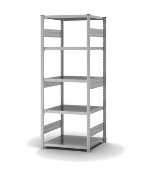 Fachbodenregal Grundregal ORION PLUS, 2.000×750×600 mm, verzinkt