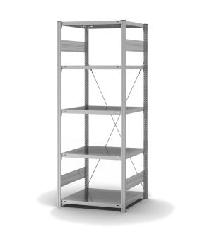 Fachbodenregal Grundregal ORION PLUS, 2.000×750×600 mm, verzinkt