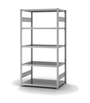 Fachbodenregal Grundregal ORION PLUS, 2.000×1.000×600 mm, verzinkt