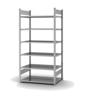 Aktenregal Grundregal ORION PLUS, 2.000×1.000×600 mm, verzinkt