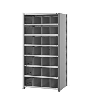Fächerregal Grundregal ORION PLUS, 2.000×1.000×600 mm, verzinkt