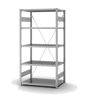 Fachbodenregal Grundregal ORION PLUS, 2.000×1.000×600 mm, verzinkt
