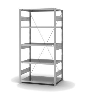 Fachbodenregal Grundregal ORION PLUS, 2.000×1.000×600 mm, verzinkt