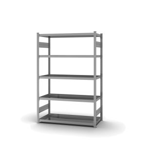 Wannenbodenregal Grundregal ORION PLUS, 2.000×1.300×600 mm, verzinkt
