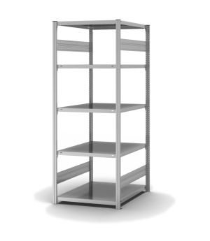 Fachbodenregal Grundregal ORION PLUS, 2.000×750×800 mm, verzinkt