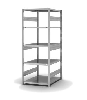 Fachbodenregal Grundregal ORION PLUS, 2.000×750×800 mm, verzinkt