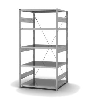 Fachbodenregal Grundregal ORION PLUS, 2.000×1.000×800 mm, verzinkt