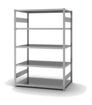 Fachbodenregal Grundregal ORION PLUS, 2.000×1.300×800 mm, verzinkt