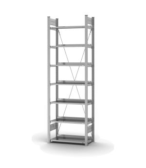 Aktenregal Grundregal ORION PLUS, 2.350×750×300 mm, verzinkt