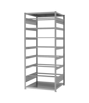 Pendelhefterregal Grundregal ORION PLUS, 2.350×1.000×800 mm, verzinkt