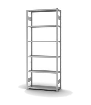 Fachbodenregal Grundregal ORION PLUS, 2.500×1.000×300 mm, verzinkt