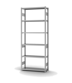 Fachbodenregal Grundregal ORION PLUS, 2.500×1.000×300 mm, verzinkt