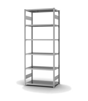Fachbodenregal Grundregal ORION PLUS, 2.500×1.000×500 mm, verzinkt