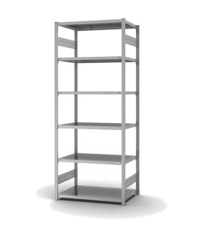 Fachbodenregal Grundregal ORION PLUS, 2.500×1.000×600 mm, verzinkt