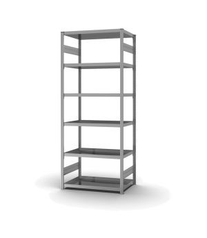 Wannenbodenregal Grundregal ORION PLUS, 2.500×1.000×600 mm, verzinkt