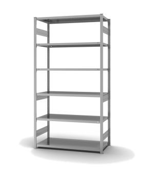 Fachbodenregal Grundregal ORION PLUS, 2.500×1.300×600 mm, verzinkt