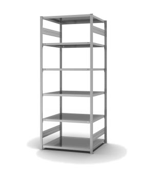 Fachbodenregal Grundregal ORION PLUS, 2.500×1.000×800 mm, verzinkt