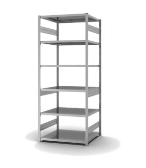 Fachbodenregal Grundregal ORION PLUS, 2.500×1.000×800 mm, verzinkt