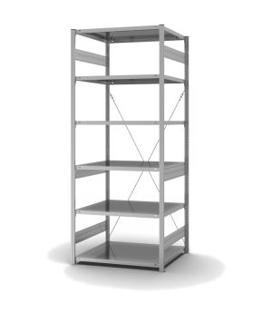 Fachbodenregal Grundregal ORION PLUS, 2.500×1.000×800 mm, verzinkt