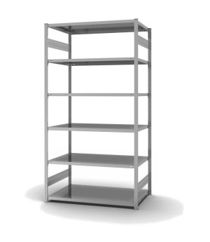Fachbodenregal Grundregal ORION PLUS, 2.500×1.300×800 mm, verzinkt