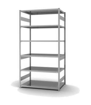 Fachbodenregal Grundregal ORION PLUS, 2.500×1.300×800 mm, verzinkt
