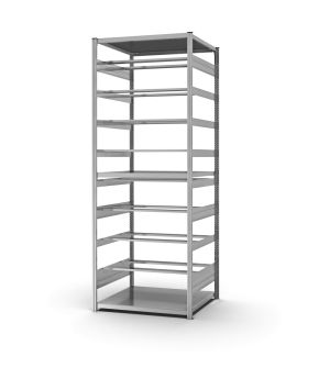 Pendelhefterregal Grundregal ORION PLUS, 2.700×1.000×800 mm, verzinkt