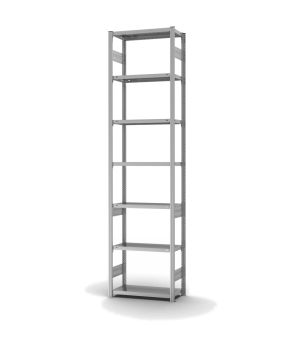 Fachbodenregal Grundregal ORION PLUS, 3.000×750×300 mm, verzinkt