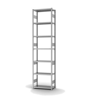 Fachbodenregal Grundregal ORION PLUS, 3.000×750×300 mm, verzinkt