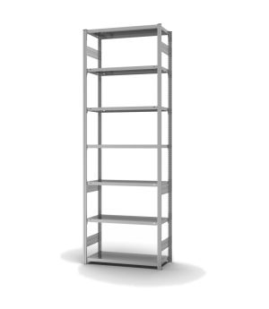Fachbodenregal Grundregal ORION PLUS, 3.000×1.000×400 mm, verzinkt