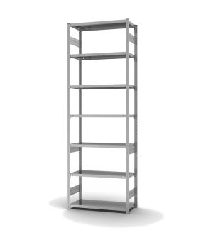 Fachbodenregal Grundregal ORION PLUS, 3.000×1.000×400 mm, verzinkt