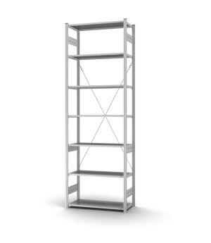 Profi-Lagerregal Grundregal ORION PLUS, 3.000×1.000×400 mm, verzinkt