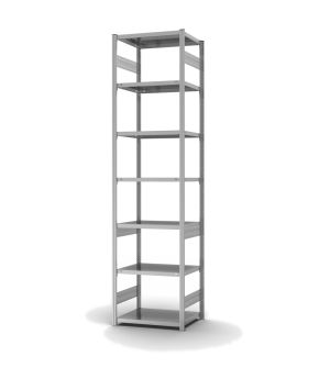 Fachbodenregal Grundregal ORION PLUS, 3.000×750×500 mm, verzinkt