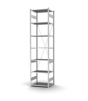 Profi-Lagerregal Grundregal ORION PLUS, 3.000×750×500 mm, verzinkt