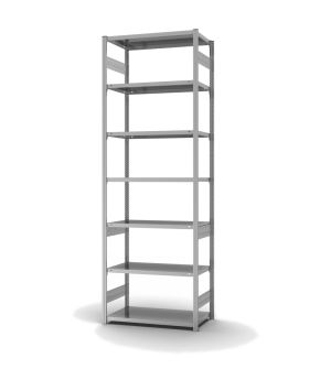 Fachbodenregal Grundregal ORION PLUS, 3.000×1.000×500 mm, verzinkt