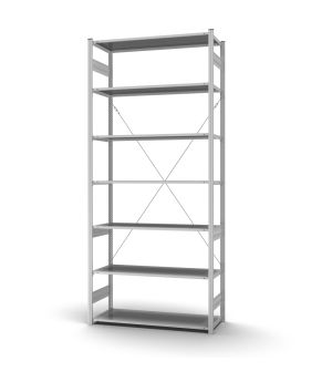 Profi-Lagerregal Grundregal ORION PLUS, 3.000×1.300×500 mm, verzinkt