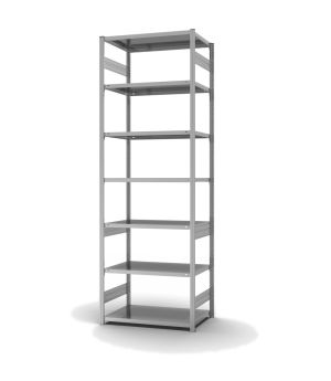 Fachbodenregal Grundregal ORION PLUS, 3.000×1.000×600 mm, verzinkt