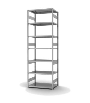 Fachbodenregal Grundregal ORION PLUS, 3.000×1.000×600 mm, verzinkt