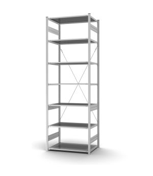 Profi-Lagerregal Grundregal ORION PLUS, 3.000×1.000×600 mm, verzinkt