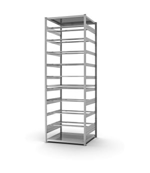 Pendelhefterregal Grundregal ORION PLUS, 3.000×1.000×800 mm, verzinkt