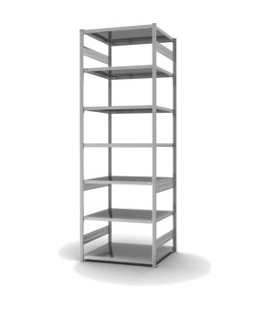 Fachbodenregal Grundregal ORION PLUS, 3.000×1.000×800 mm, verzinkt