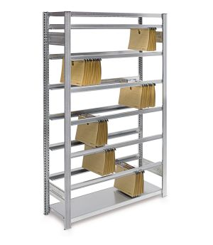 Hängemappenregal Grundregal ORION PLUS, 1.750×1.000×350 mm, verzinkt