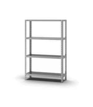 Edelstahlregal Grundregal WR, 1.500×1.000×300 mm, Edelstahl